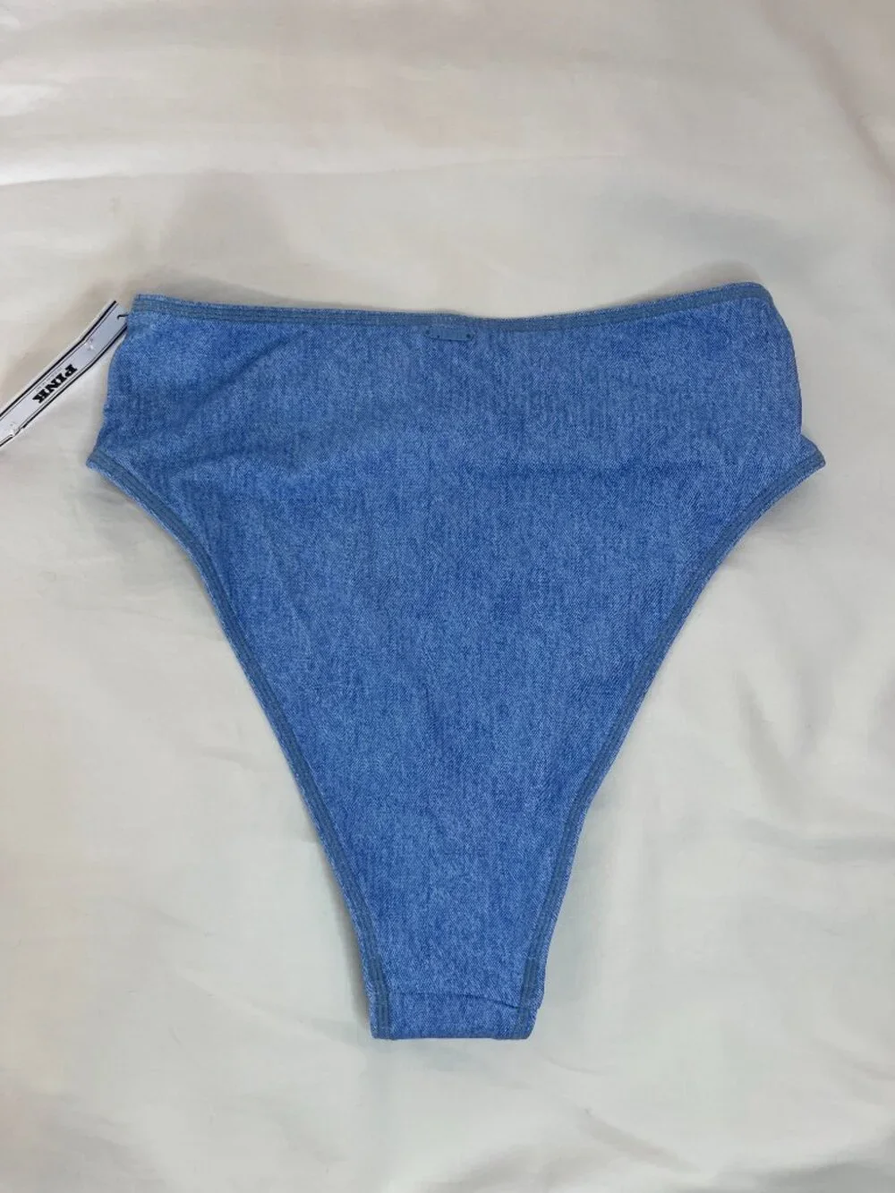 Pink Victoria's Secret Blue High Waist 2 Piece Bikini - Picture 8 of 8